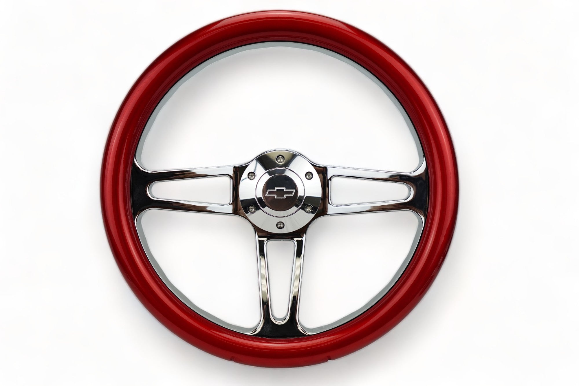 Forever Sharp Polished Billet Aluminum Horn Button For Five Hole Steering Wheels – Grant Compatible, HP5